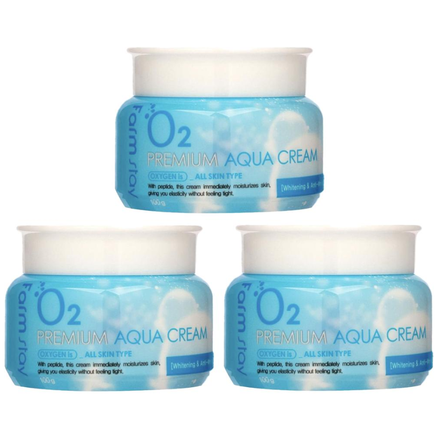 FARM STAY O2 Premium Aqua Cream 100g (3 Options)