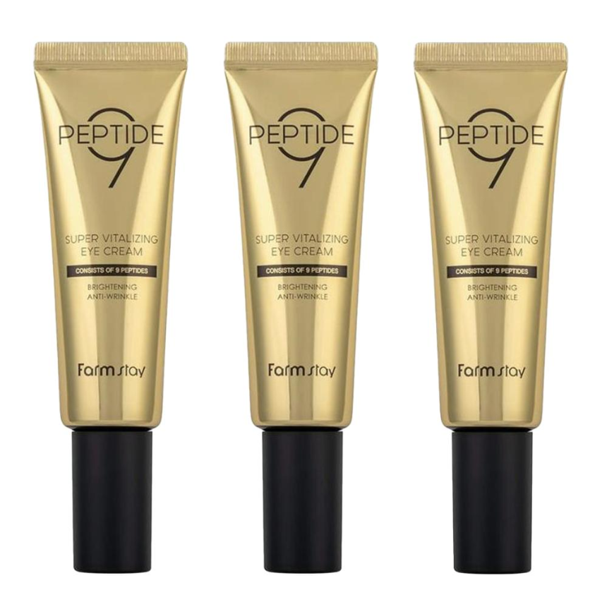 FARM STAY Peptide9 Super Vitalizing Eye Cream 50ml (3 Options)