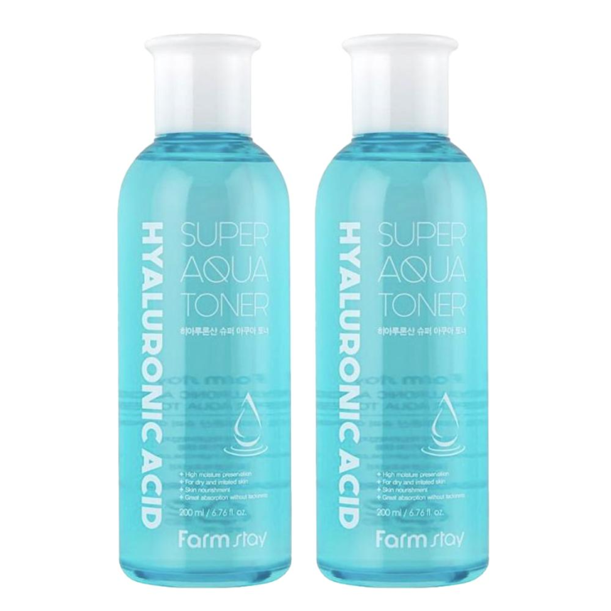 FARM STAY Hyaluronic Acid Super Aqua Toner 200ml (3 Options)