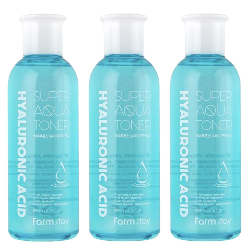 FARM STAY Hyaluronic Acid Super Aqua Toner 200ml (3 Options)