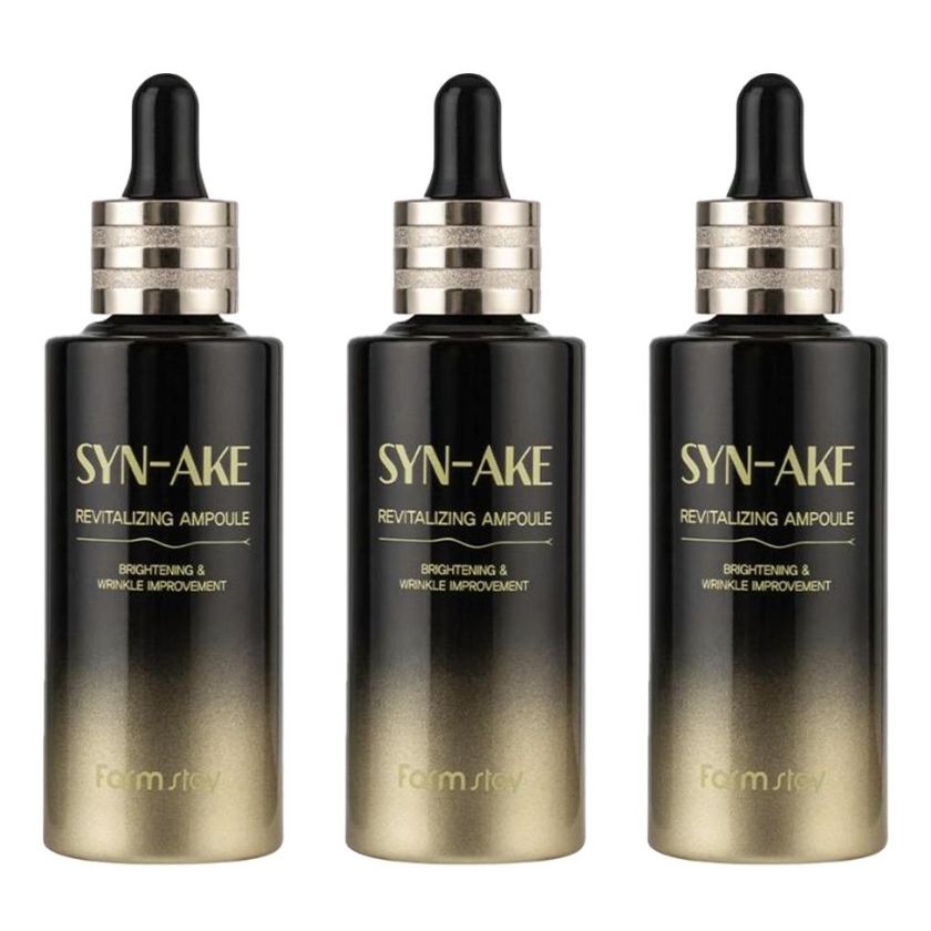FARM STAY Syn-Ake Revitalizing Ampoule 55ml (3 Options)
