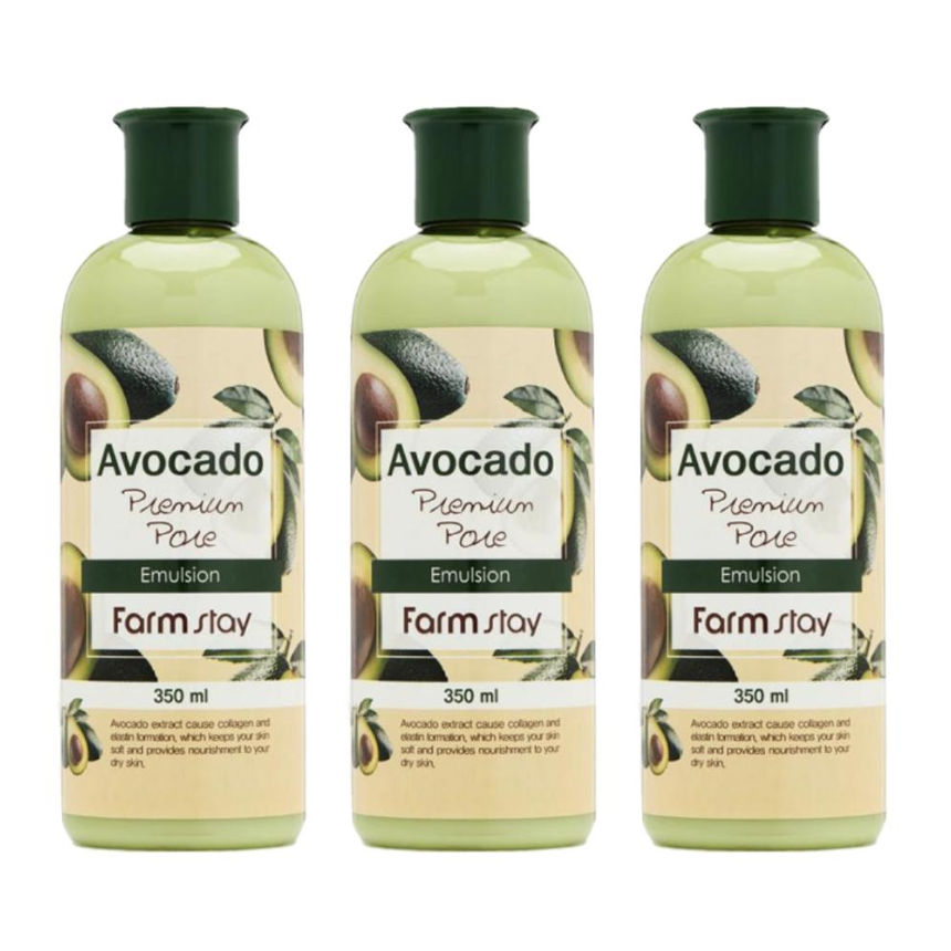 FARM STAY Avocado Premium Pore Emulsion 350ml (3 Options)