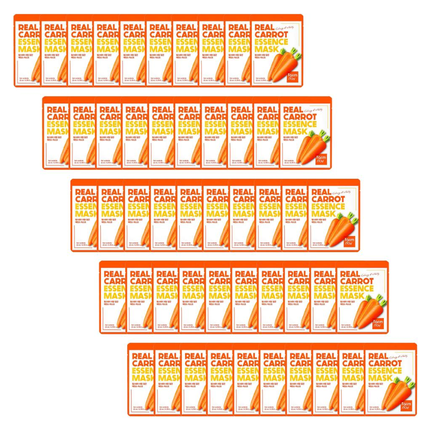 FARM STAY Real Carrot Essence Mask 23ml (3 Options)