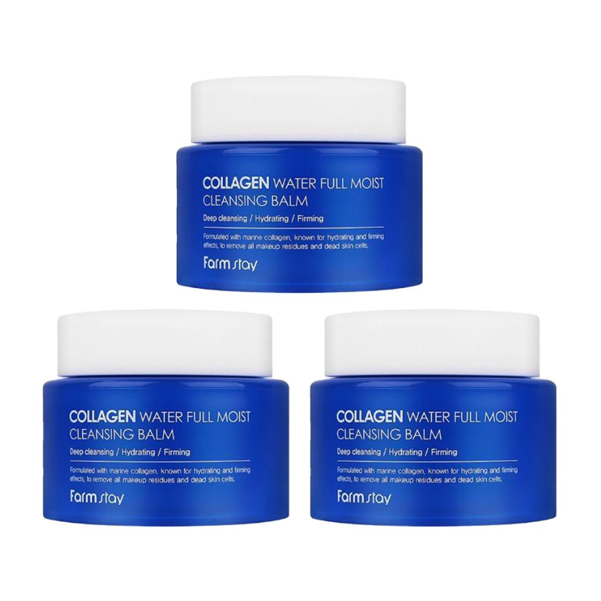 FARM STAY Collagen Water Full Moist Cleansing Balm 95ml (3 Options)