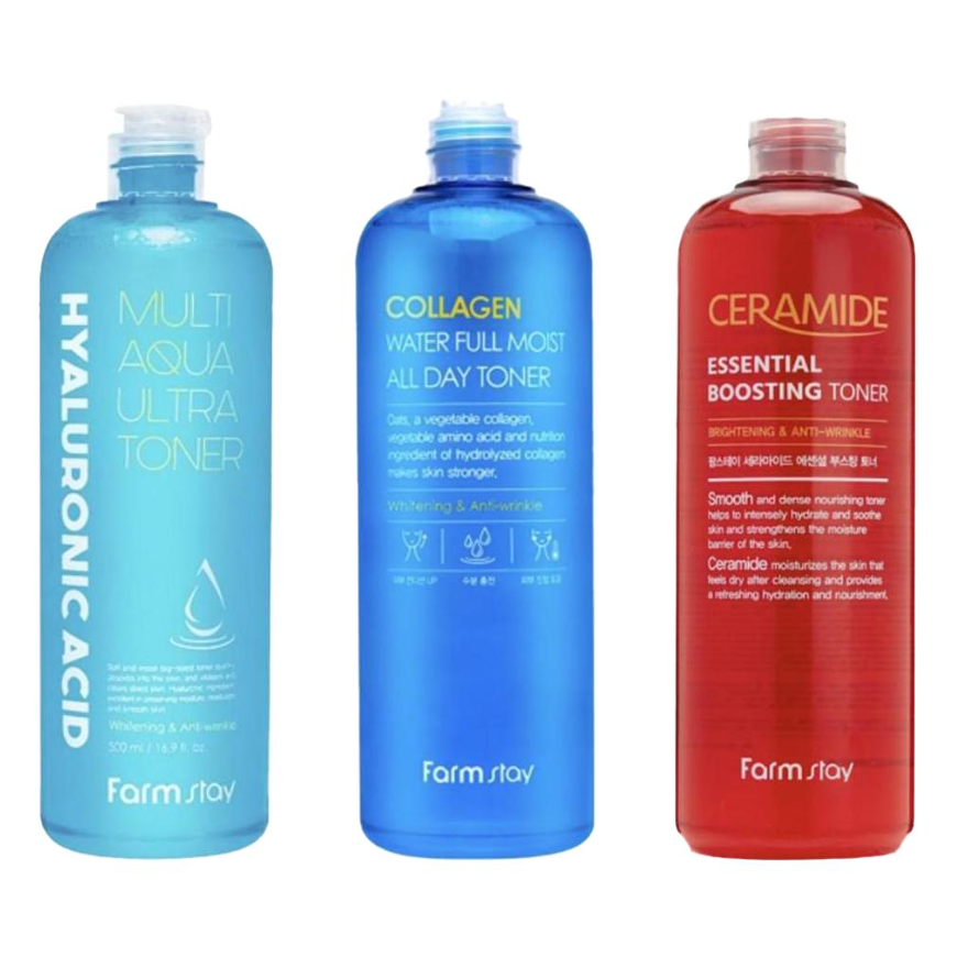FARM STAY Big Toner 500ml (3 Type)