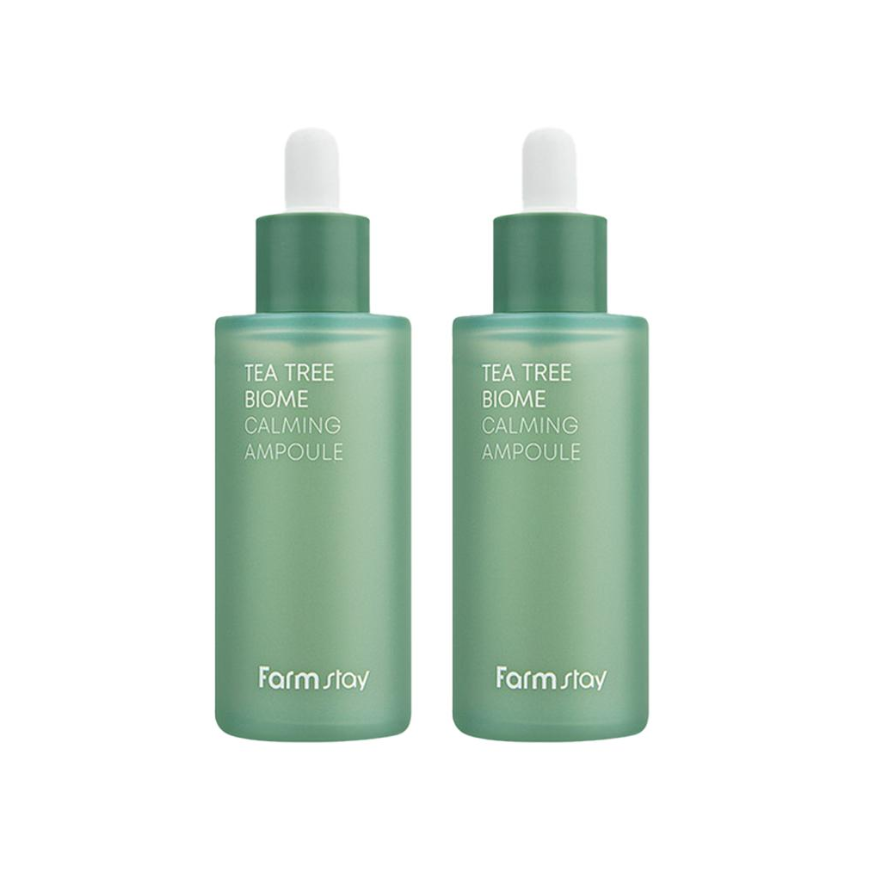 FARM STAY Tea Tree Biome Calming Ampoule 50ml (3 Options)