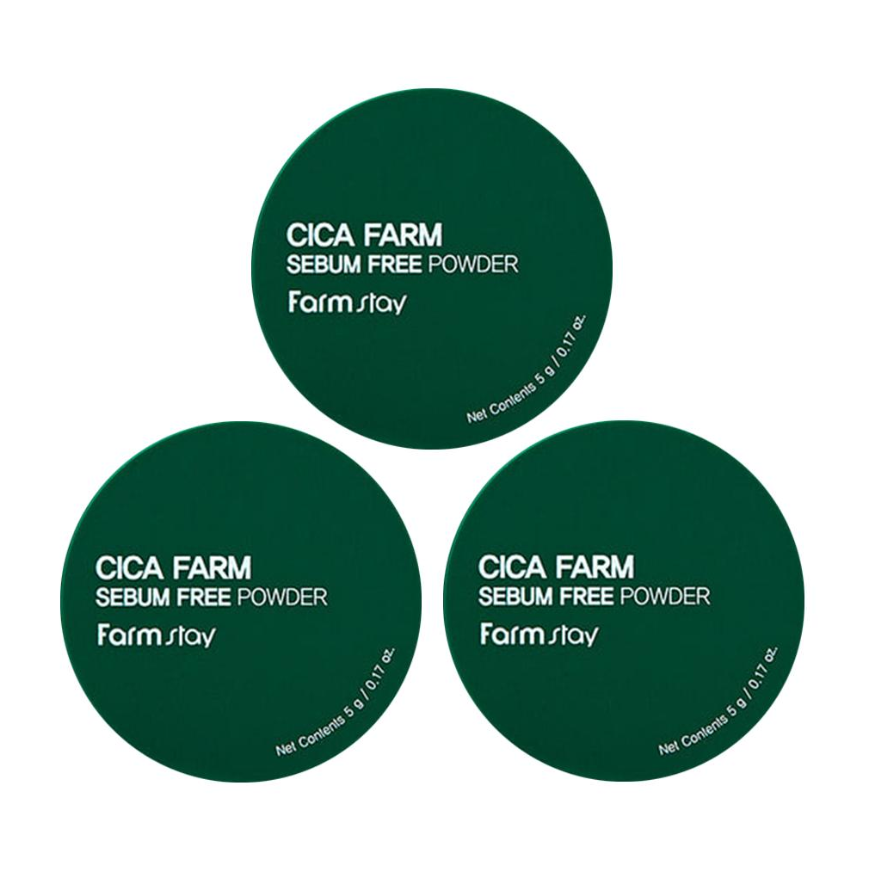 FARM STAY Cica Farm Sebum Free Powder 5g (3 Options)