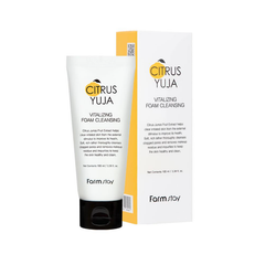 FARM STAY Citrus Yuja Vitalizing Foam Cleansing 100ml (3 Options)