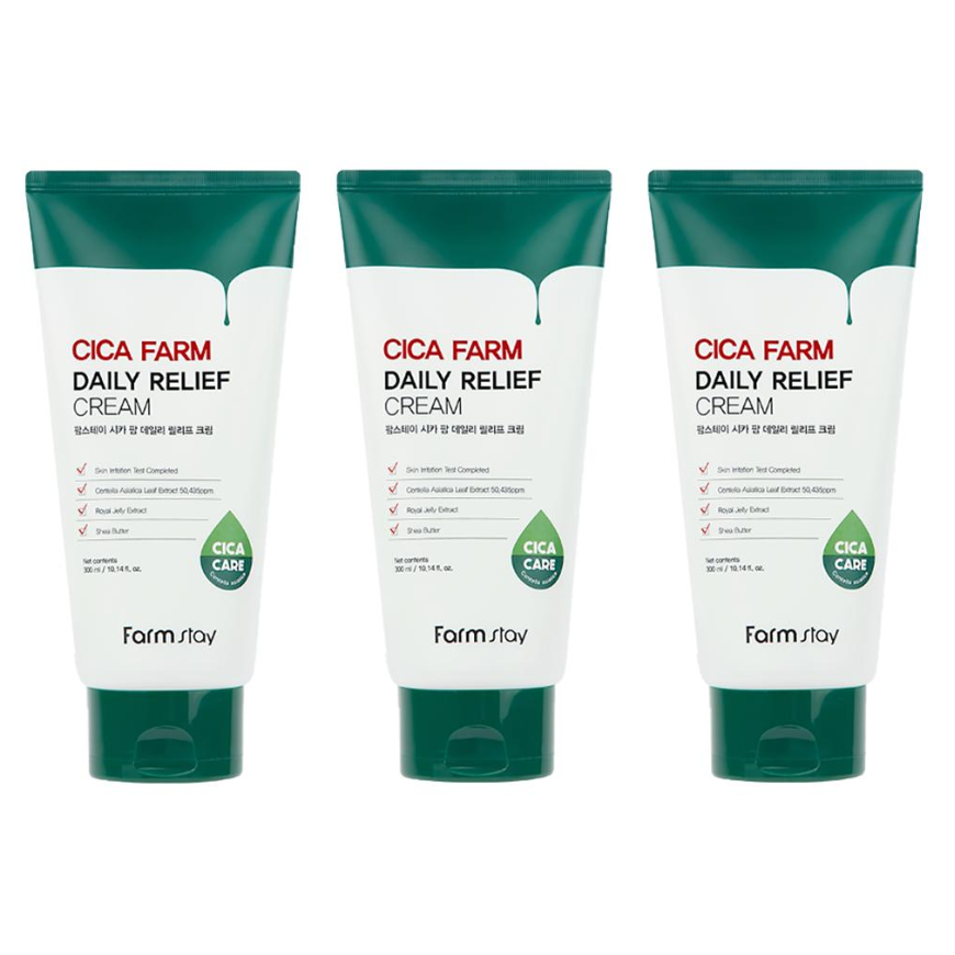 Farm Stay Cica farm Daily Relief Cream 300ml (3 Options)