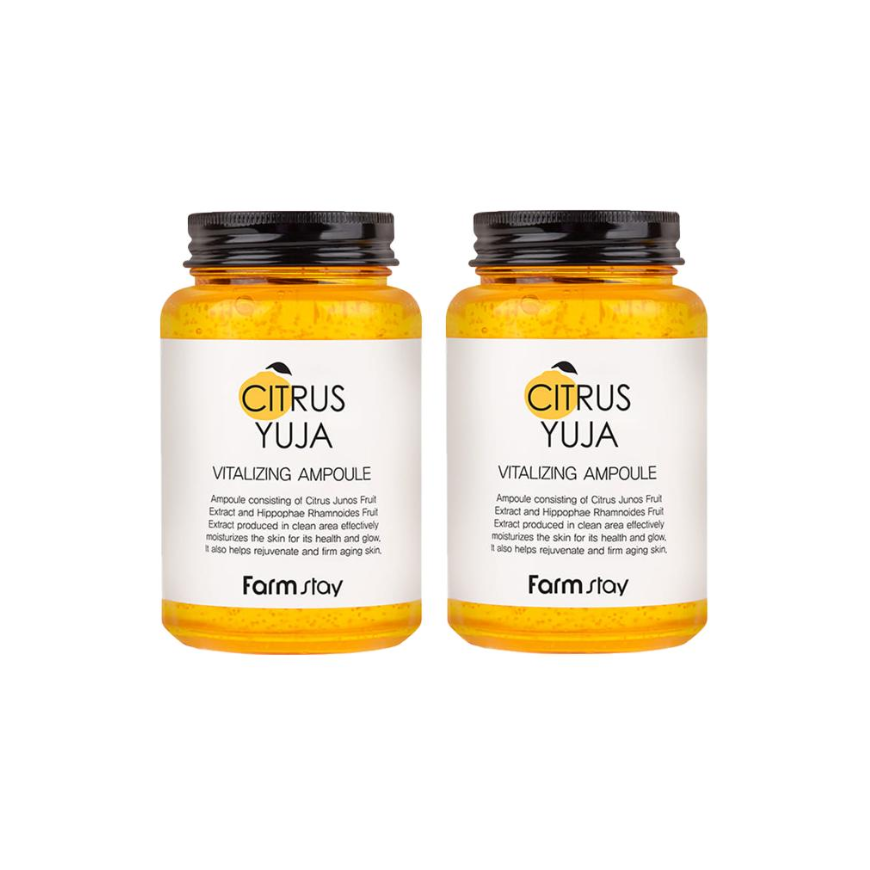 FARM STAY Citrus Yuja Vitalizing Ampoule 250ml (3 Options)