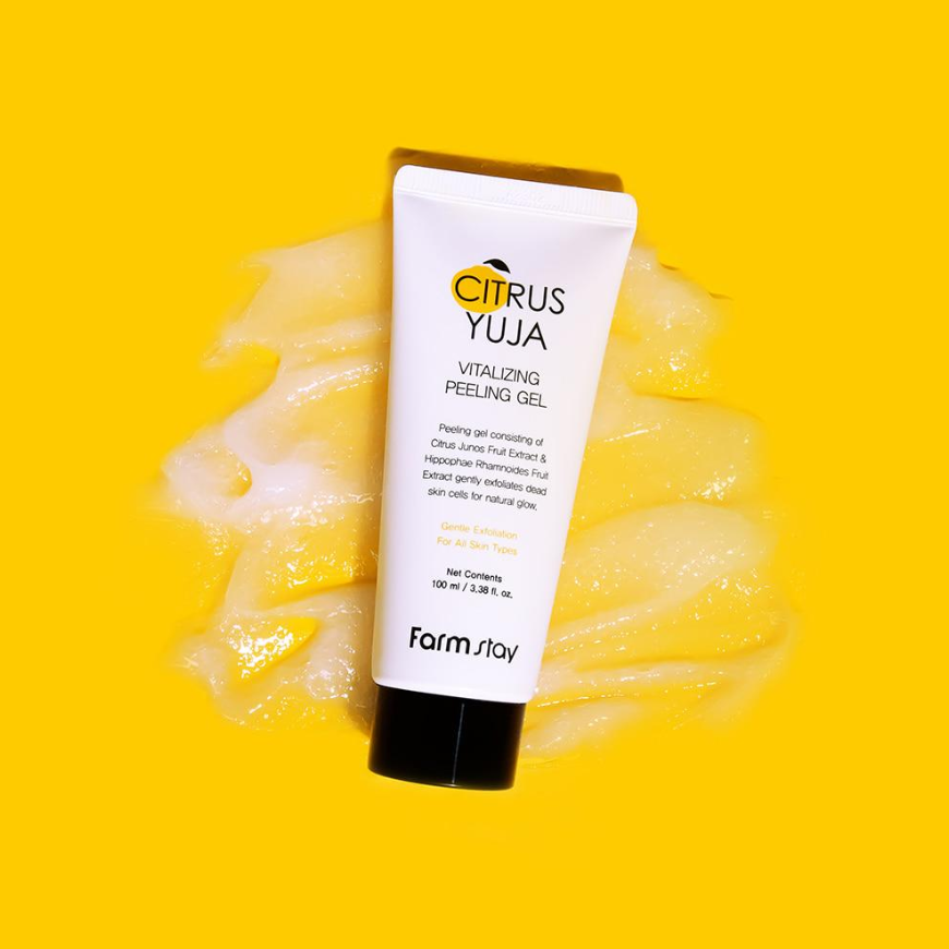 FARM STAY Citrus Yuja Vitalizing Peeling Gel 100ml (3 Options)