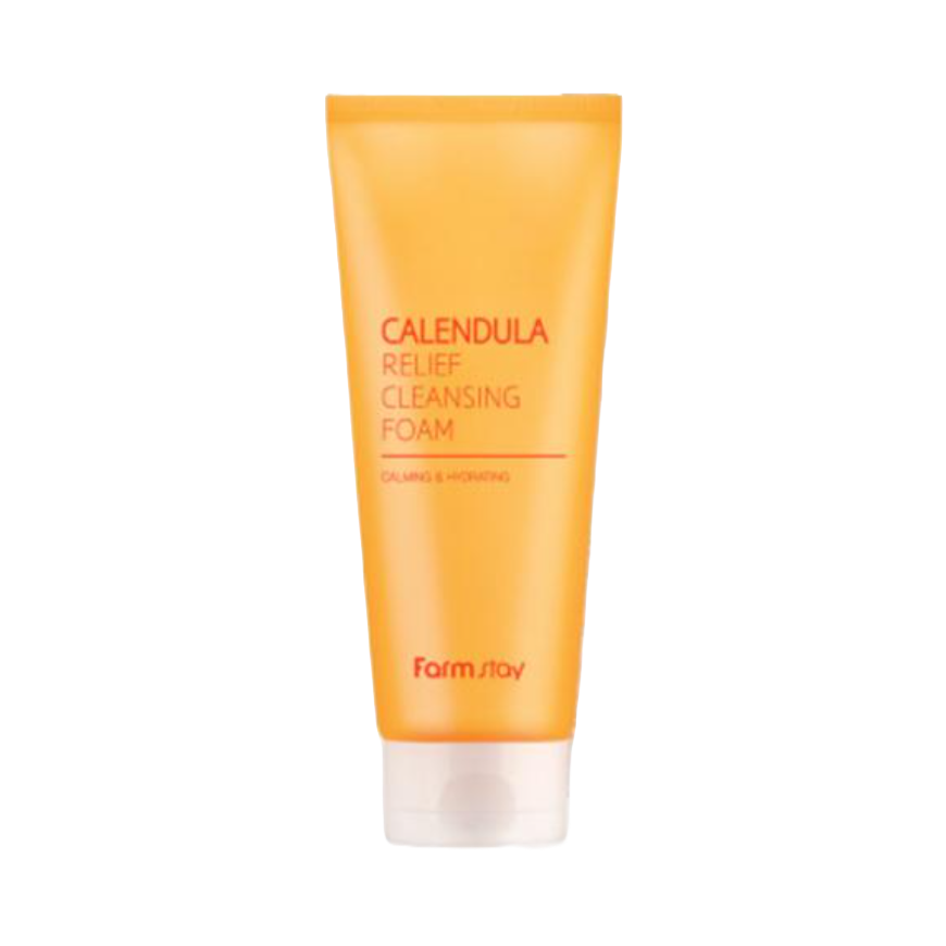 FARM STAY Calendula Relief Cleansing Foam 180ml (3 Options)
