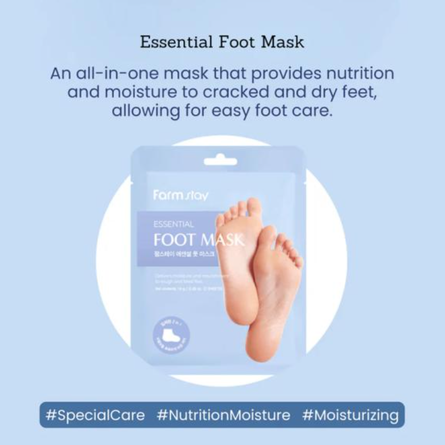 FARM STAY Essential Foot Mask 14g (3 Options)