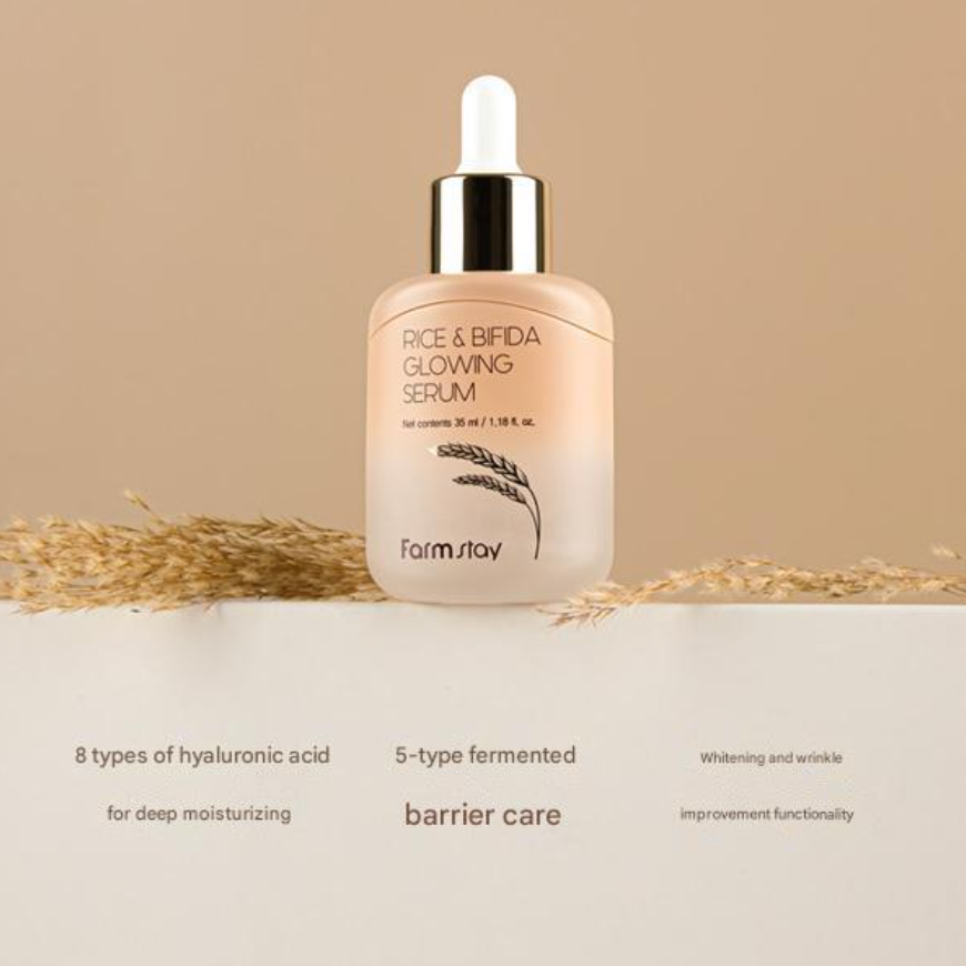FARM STAY Rice & Bifida Glowing Serum (3 Options)