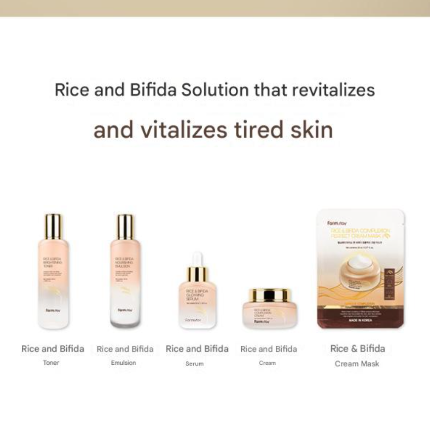 FARM STAY Rice & Bifida Cream Mask (3 Options)