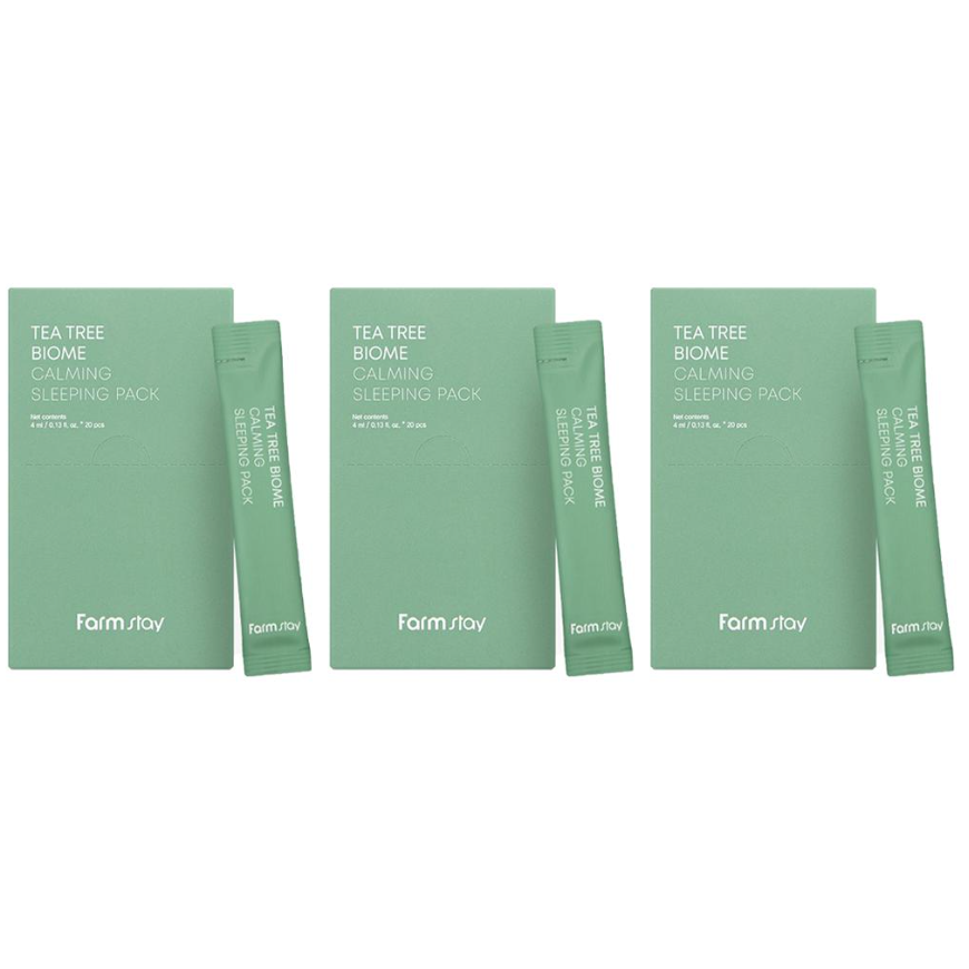 FARM STAY Tea Tree Biome Calming Sleeping Pack 4ml (3 Options)