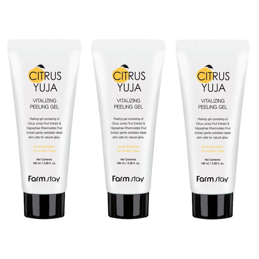 FARM STAY Citrus Yuja Vitalizing Peeling Gel 100ml (3 Options)