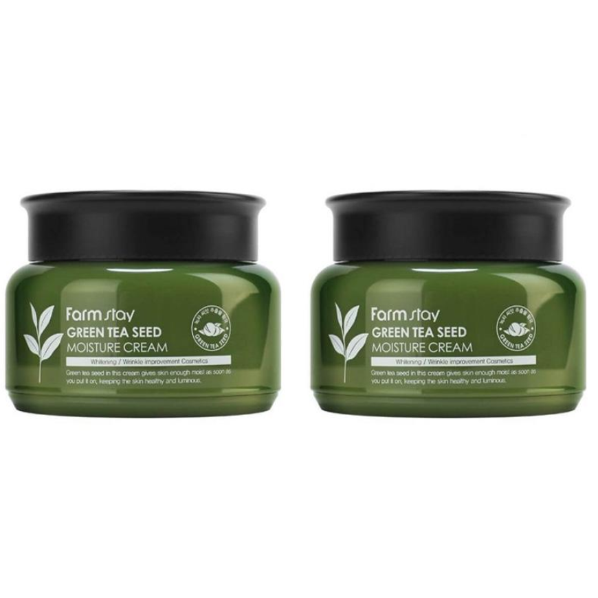 FARM STAY Green Tea Seed Moisture Cream 100g (3 Options)