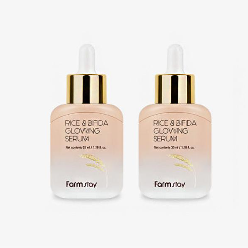 FARM STAY Rice & Bifida Glowing Serum (3 Options)