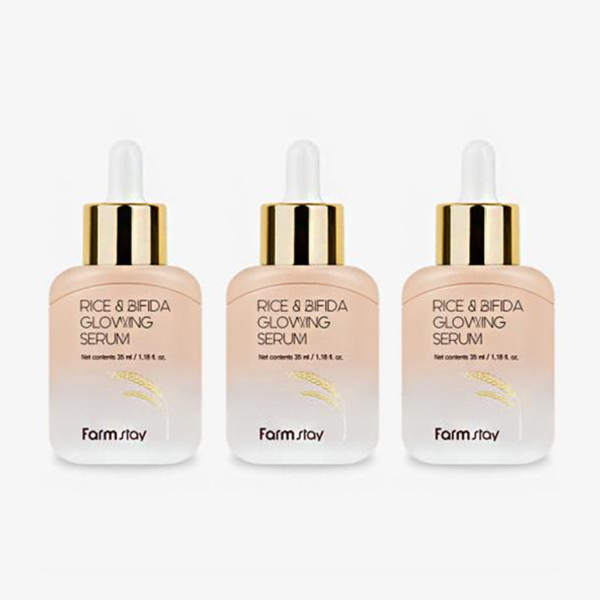 FARM STAY Rice & Bifida Glowing Serum (3 Options)