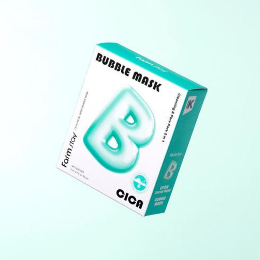 FARM STAY Collagen or Cica Facial Wash Bubble Mask (7 Options)