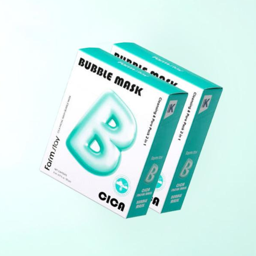 FARM STAY Collagen or Cica Facial Wash Bubble Mask (7 Options)