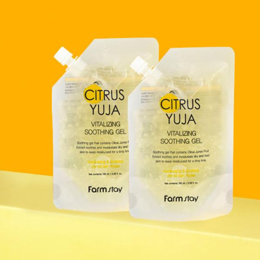 FARM STAY Citrus Yuja Vitaalizing Soothing Gel (3 Options)