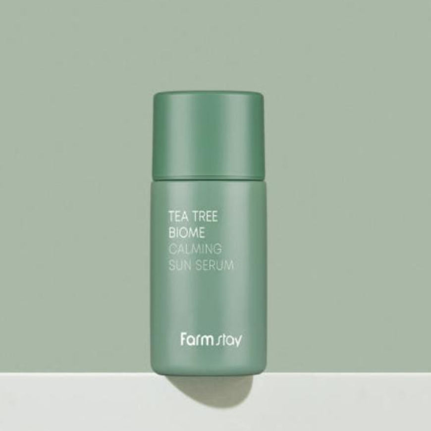 Farmstay Tea Tree Biome Calming Sun Serum (50ml  1.69 fl.oz.) (3 Options)