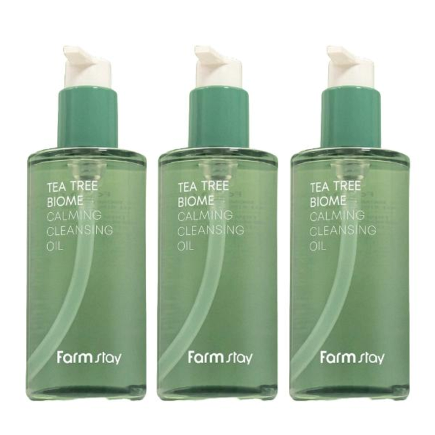 FarmStay Tea Tree Biome Calming Cleansing Oil 250ml  8.45 fl.oz.(3 Options)