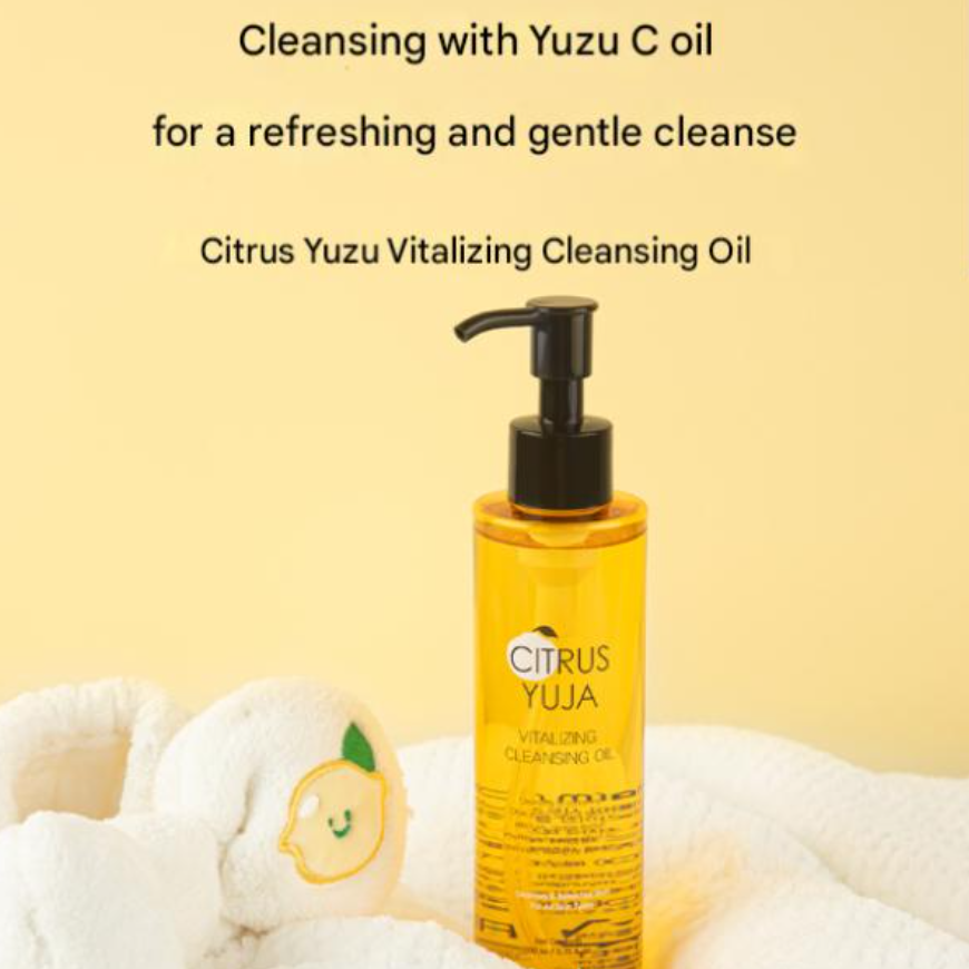 FarmStay Citrus Yuja Vitalizing Cleansing Oil (200ml  6.76 fl.oz.) (3 Options)