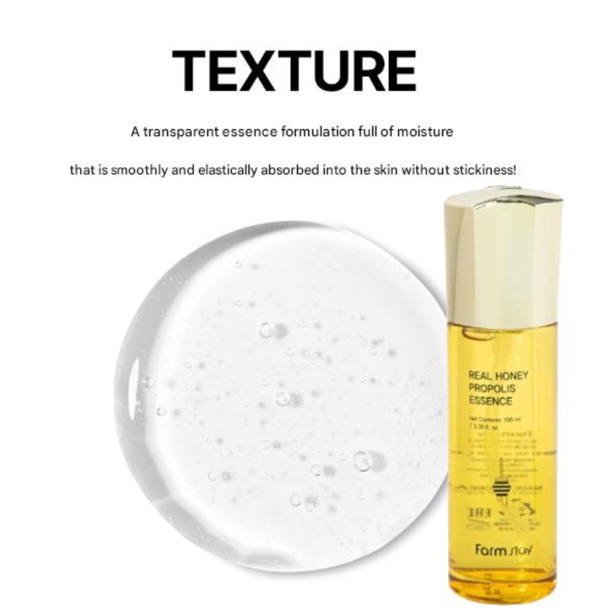 FarmStay Real Honey Propolis Toner 120ml , Essence 100ml, Cream 50ml (10 Options)