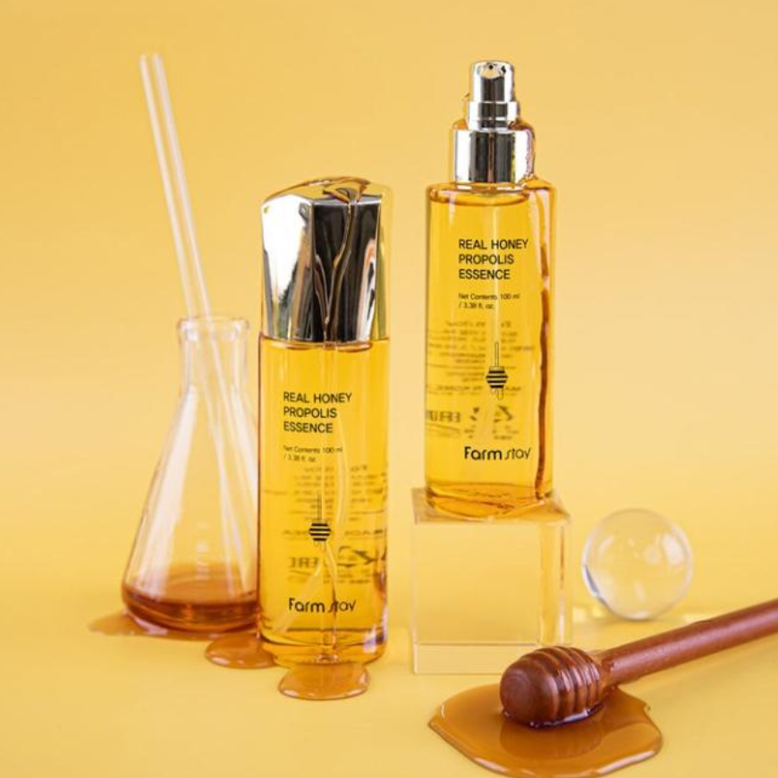 FarmStay Real Honey Propolis Toner 120ml , Essence 100ml, Cream 50ml (10 Options)