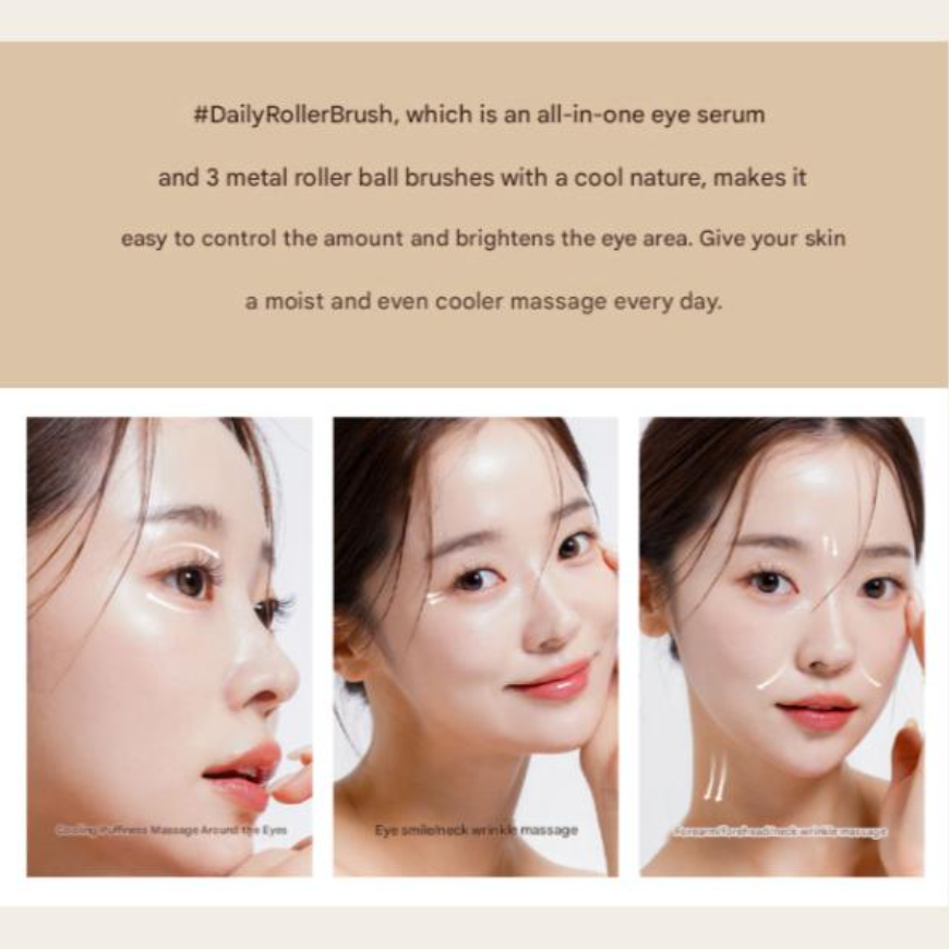 FarmStay Ginseng & Niacinamide Premium Rolling Eye Serum (25ml  0.85 fl.oz.) (3 Options)