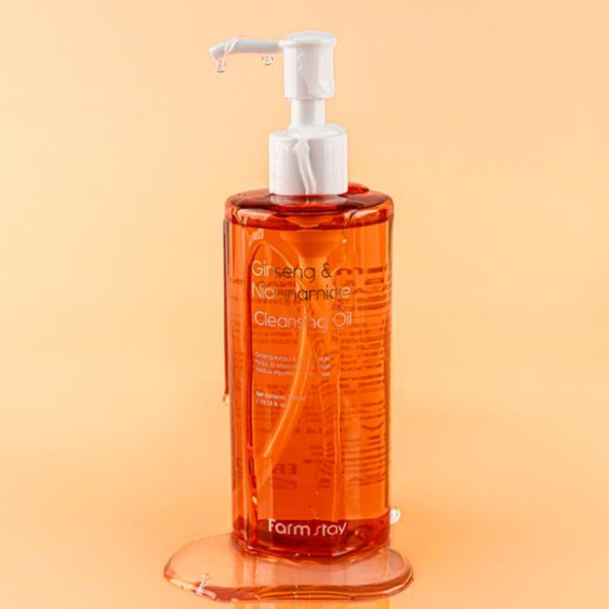 FarmStay Ginseng & Niacinamide Cleansing Oil (300ml  10.14 fl.oz.), Deep Cleansing Foam (180ml  6.08 fl.oz.) (7 Options)
