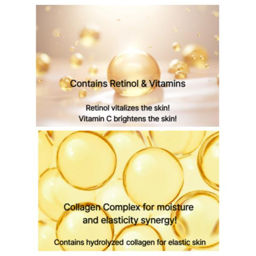 FarmStay Vitamin & Retinol Glowing Toner Pad (140ml  4.73 fl.oz., 70 pads) (3 Options)