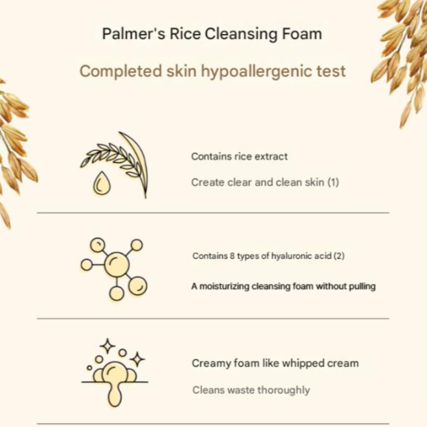FarmStay Farmer’s Rice Cleansing Foam (180ml) (3 Options)