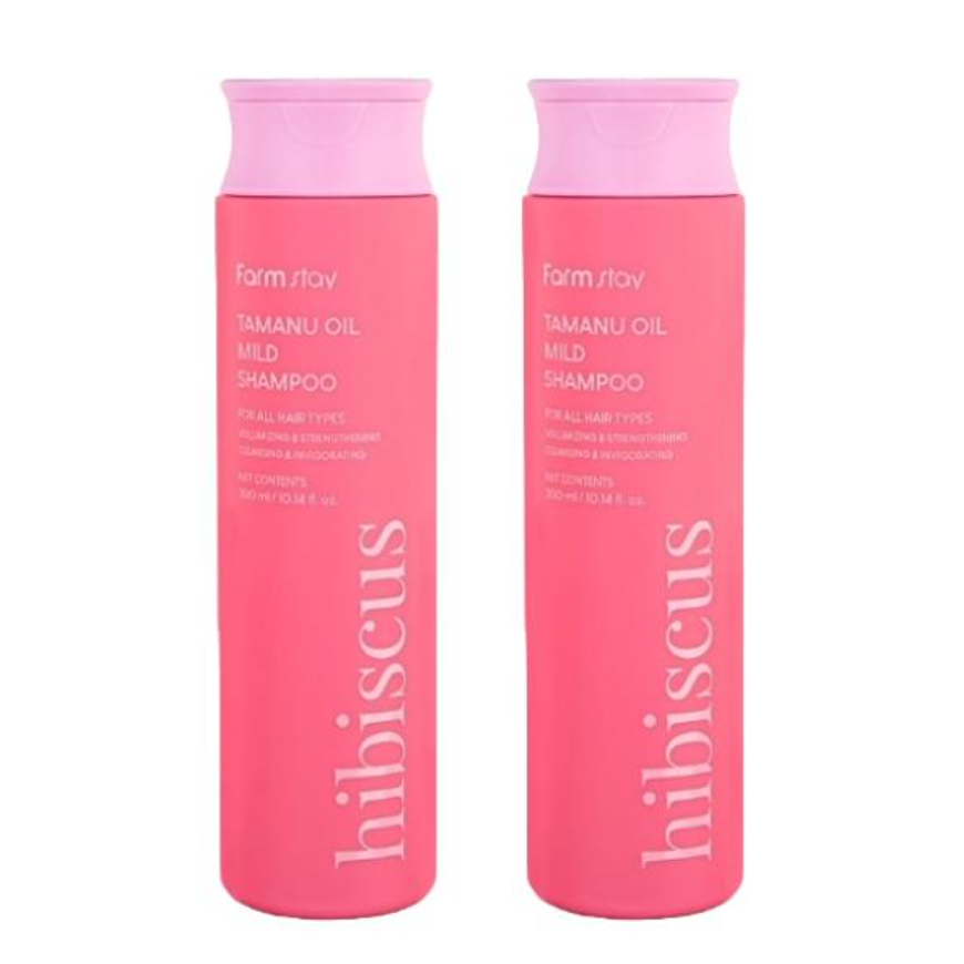 FARM STAY Tamanu Oil Mild Shampoo – Avocado (300ml  10.14 fl.oz.) , Hibiscus (300ml  10.14 fl.oz.) (7 Options)