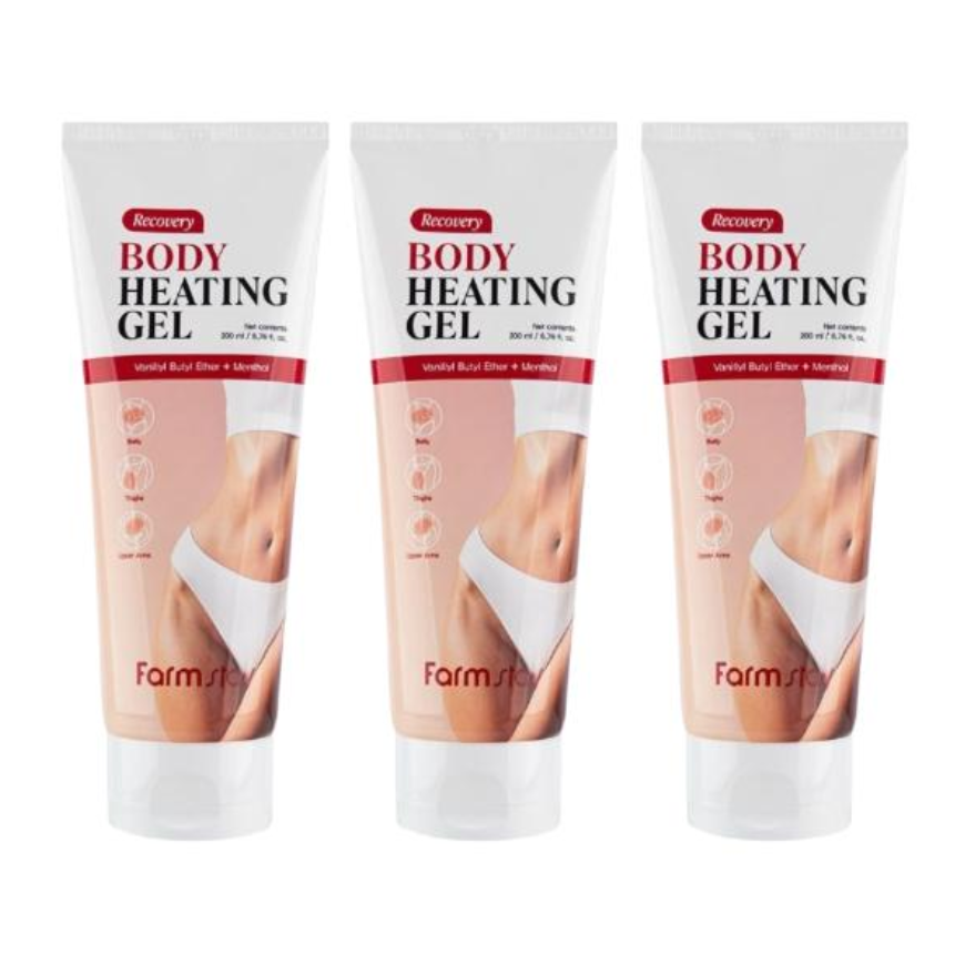 FARM STAY Recovery Body Heating Gel (200ml  6.76 fl.oz.) (3 Options)