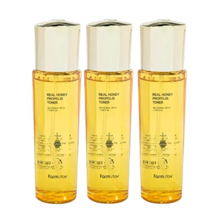 FarmStay Real Honey Propolis Toner 120ml , Essence 100ml, Cream 50ml (10 Options)