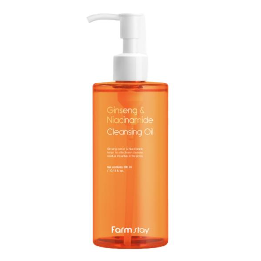 FarmStay Ginseng & Niacinamide Cleansing Oil (300ml  10.14 fl.oz.), Deep Cleansing Foam (180ml  6.08 fl.oz.) (7 Options)