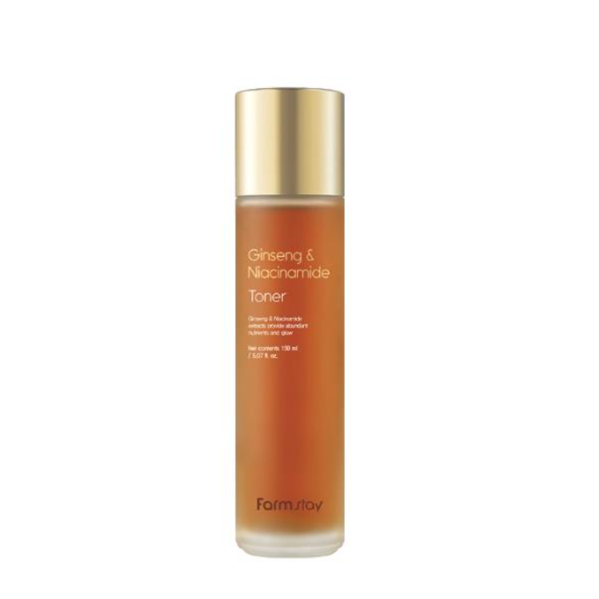FarmStay Ginseng & Niacinamide Toner 150ml , Serum 35ml , Emulsion120ml , Cream 55ml (15 Options)
