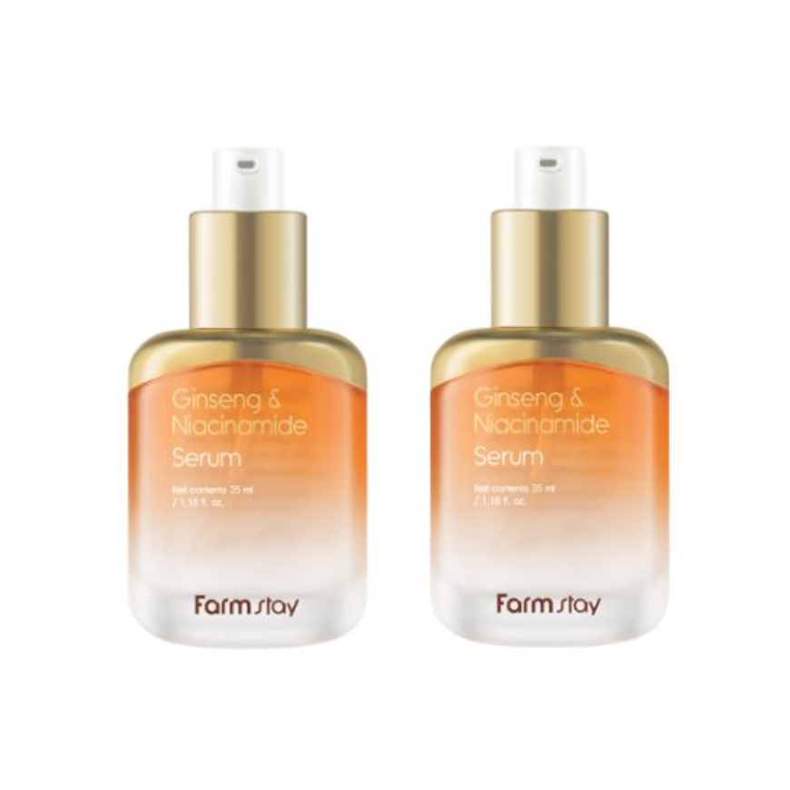 FarmStay Ginseng & Niacinamide Toner 150ml , Serum 35ml , Emulsion120ml , Cream 55ml (15 Options)
