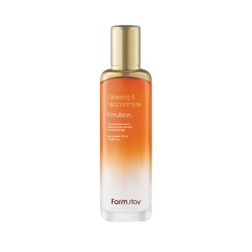 FarmStay Ginseng & Niacinamide Toner 150ml , Serum 35ml , Emulsion120ml , Cream 55ml (15 Options)
