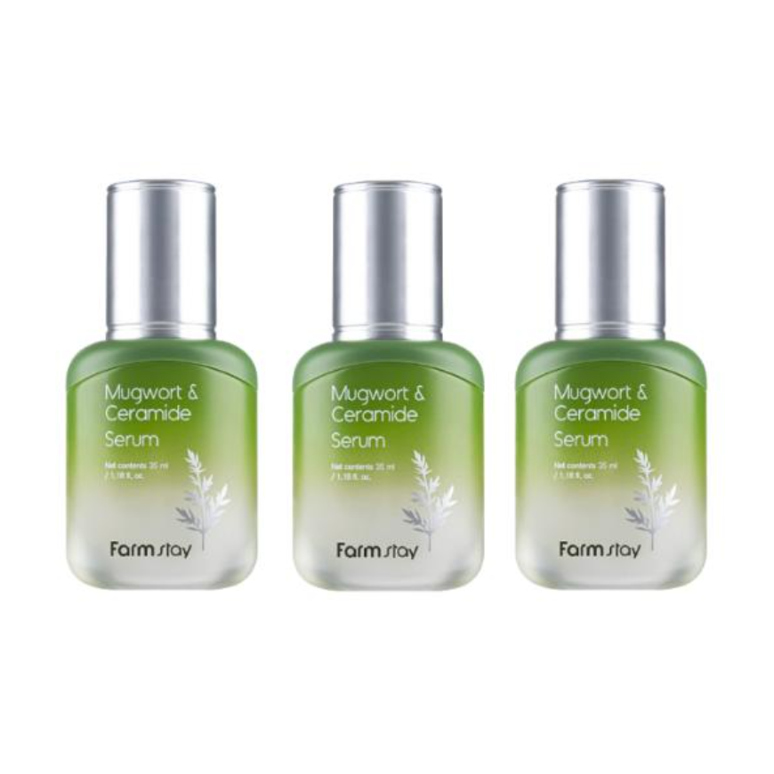 FarmStay Mugwort & Ceramide Toner 150ml, Emulsion 120ml, Serum 35ml, Cream 55ml (15 Options)