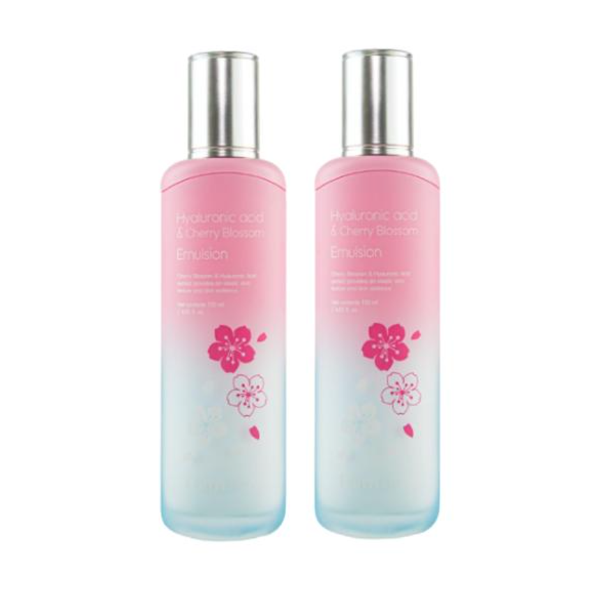 FarmStay Hyaluronic Acid & Cherry Blossom Toner 150ml, Emulsion 120ml, Serum 35ml, Cream 55ml (15 Options)