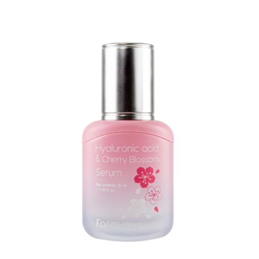 FarmStay Hyaluronic Acid & Cherry Blossom Toner 150ml, Emulsion 120ml, Serum 35ml, Cream 55ml (15 Options)