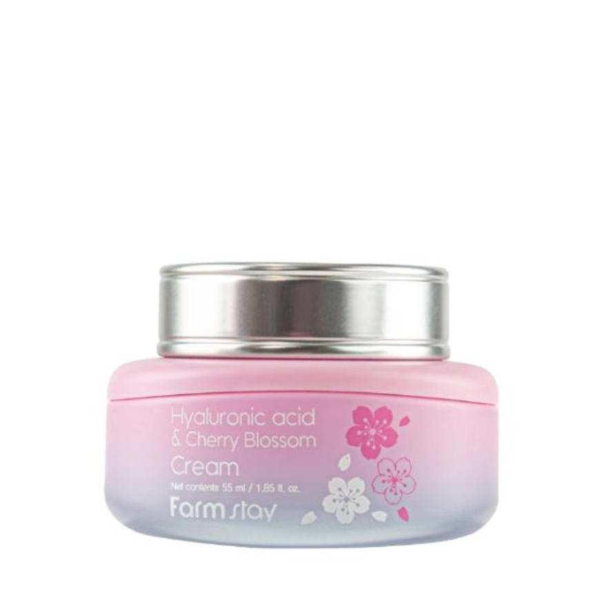 FarmStay Hyaluronic Acid & Cherry Blossom Toner 150ml, Emulsion 120ml, Serum 35ml, Cream 55ml (15 Options)