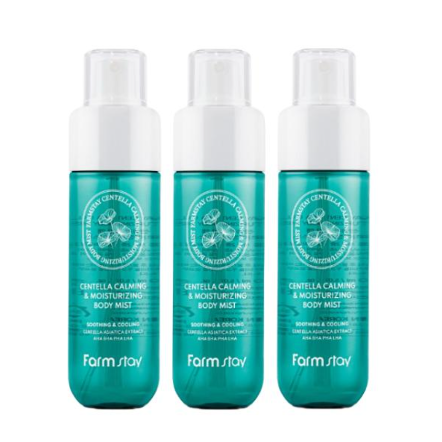 FarmStay Centella Calming & Moisturizing Body Mist (150ml ) (3 Options)