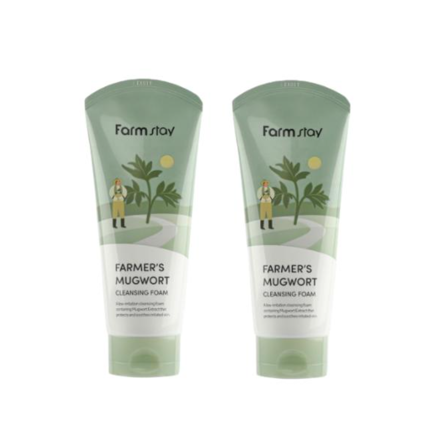 FarmStay Farmer’s Mugwort Cleansing Foam (180ml ) (3 Options)