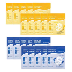 FarmStay Hydrogel Mask Sheet Duo Set 1box (4 sheets) 25g  (3 Options)